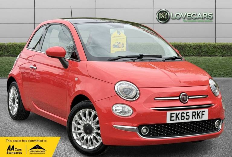 2015 Fiat 500 1.2 Lounge Hatchback 3dr Petrol Manual Euro 6 (s/s) (69 bhp) Hatchback Petrol Manual