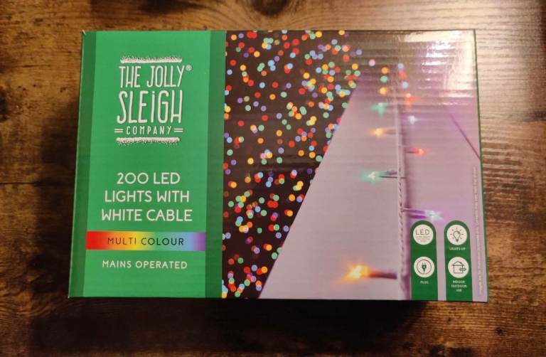 image for 200 Multicoloured Christmas Lights
