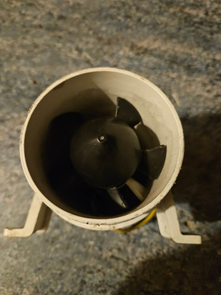 Boat Bilge blower. 3" diameter pipe