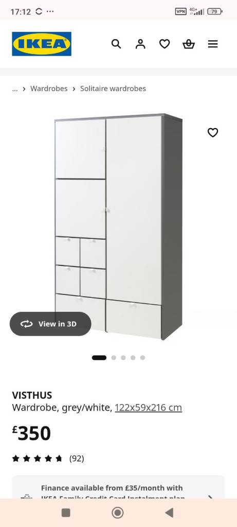IKEA Visthus Wardrobe - FREE
