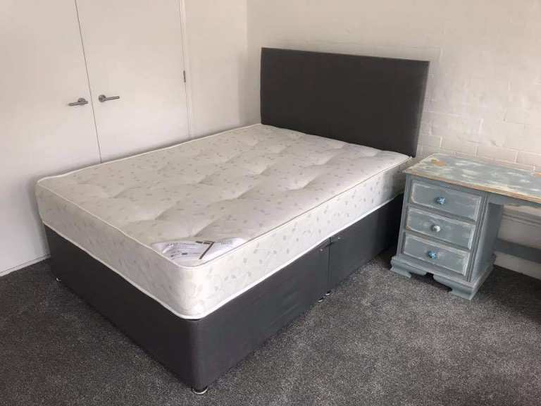 ASAP Delivery -----Super King Divan with Headboard – Best Deal Online