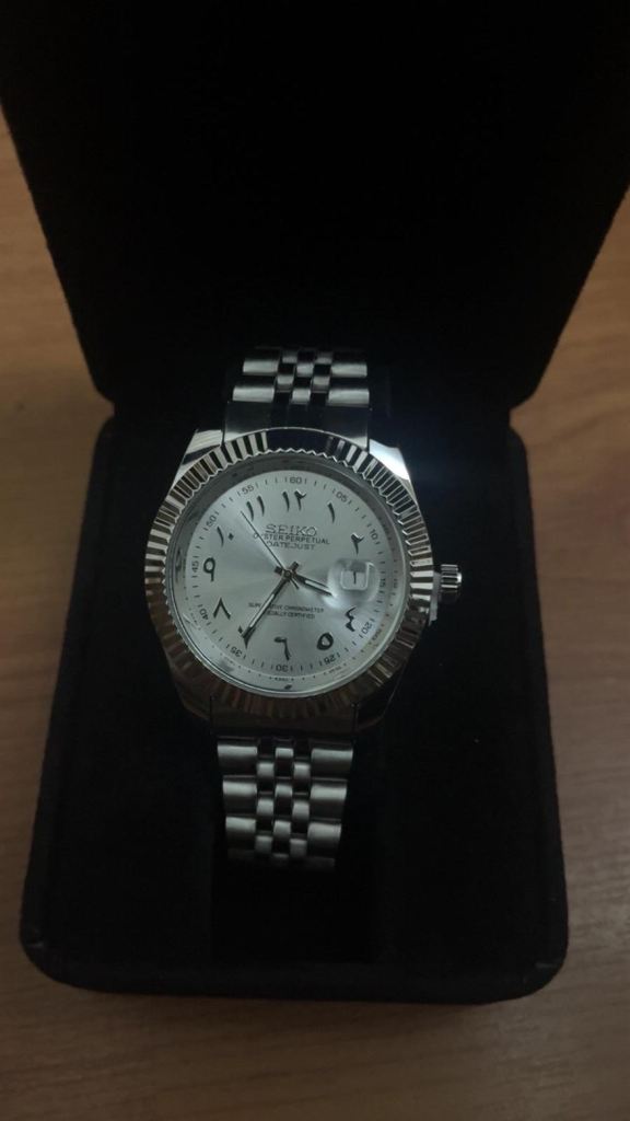 Seiko Arabic dial watch 
