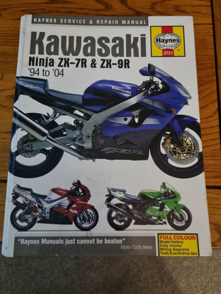 Haynes manual ZX7R & ZX9R 94 to 04