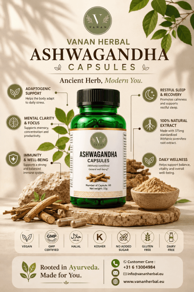 Vanan Herbal Ashwagandha – Wellness in Every Capsule
