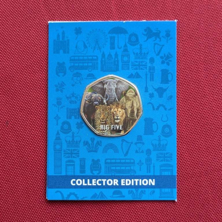 ♥ Commemorative AFRICA'S BIG FIVE coin token