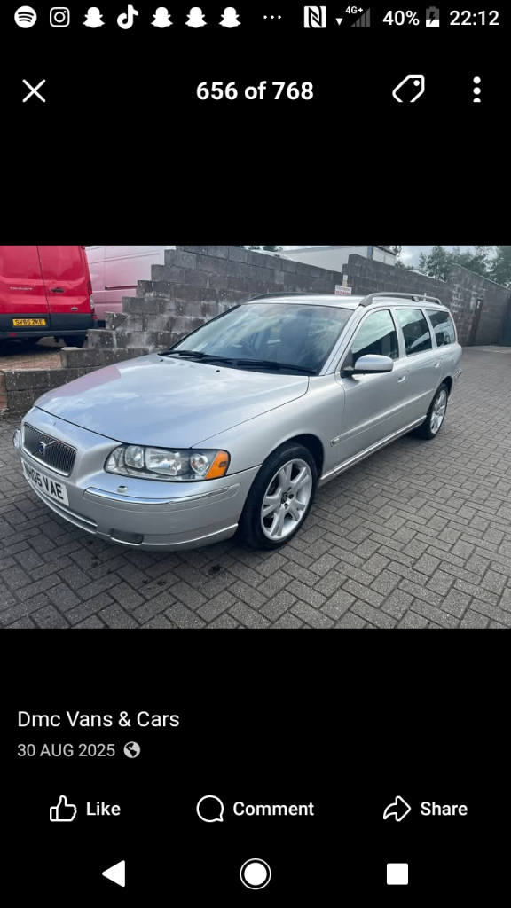 Volvo, V70, Estate, 2005, Other, 2435 (cc), 5 doors