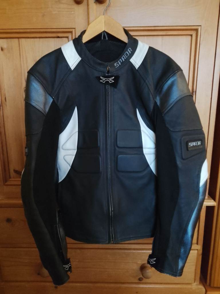 Leather motorcycle jacket 