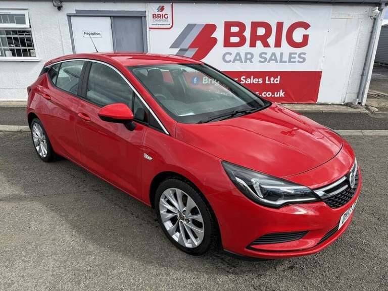 2017 Vauxhall Astra 1.4i Turbo Design Hatchback 5dr Petrol Manual Euro 6 (125 ps) Hatchback Petro...