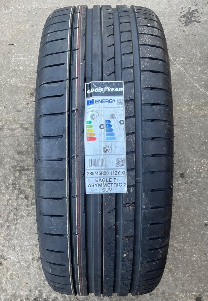 285 45 20 112Y Goodyear Eagle F1 Asymmetric 2 SUV AO Tyre XL Extra Load New 3823