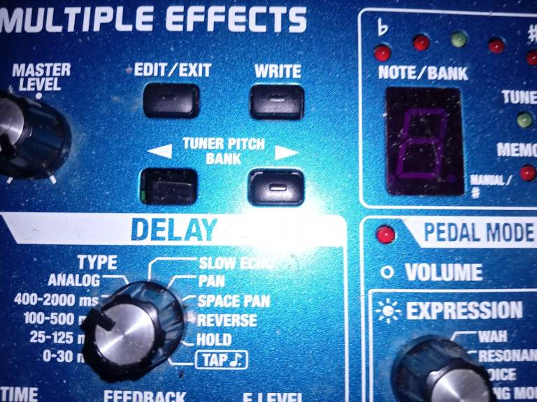 BOSS ME-50 Multiple Effects. *Partially* working. 