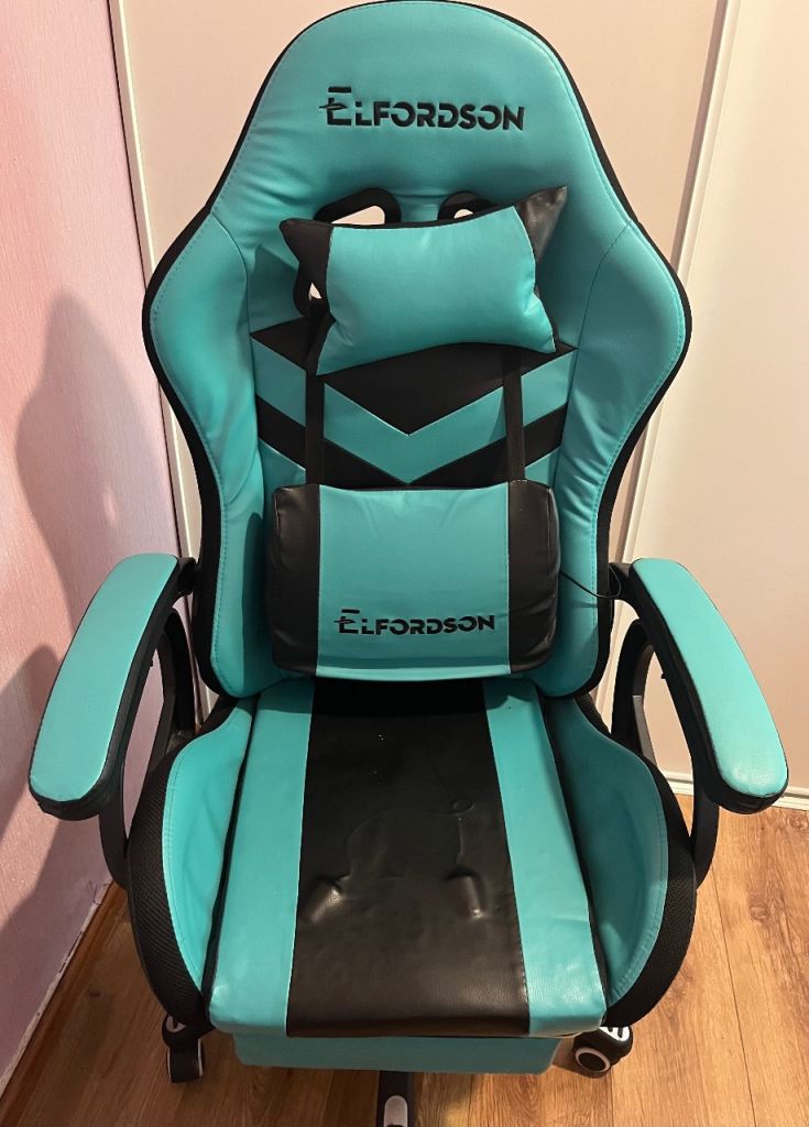 Blue Elfordson Gaming Chair