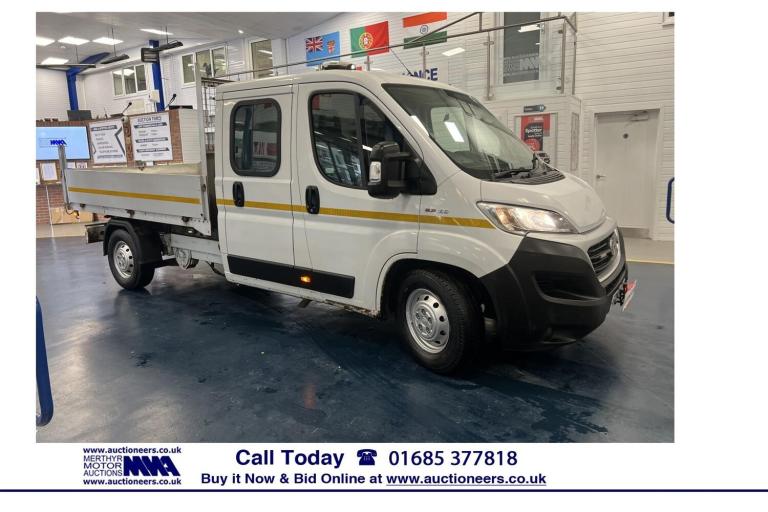 2019 Fiat Ducato 35 2.3MULTIJET II 130PS 3 SEAT DOUBLE CAB TIPPER (EURO 6). ---------------- Tipp...