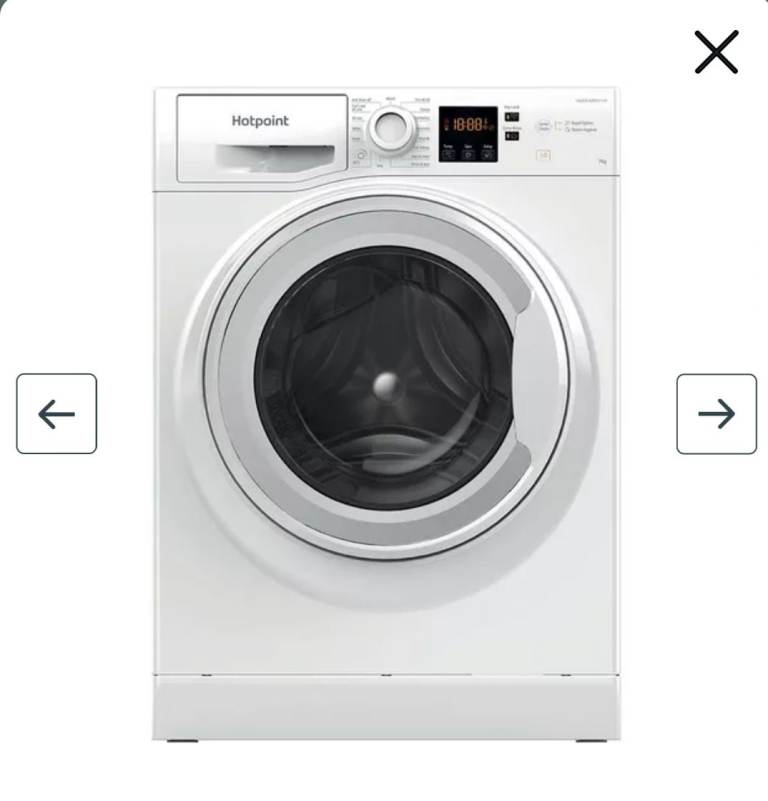 Hotpoint Washing Machine - White, Good Condition