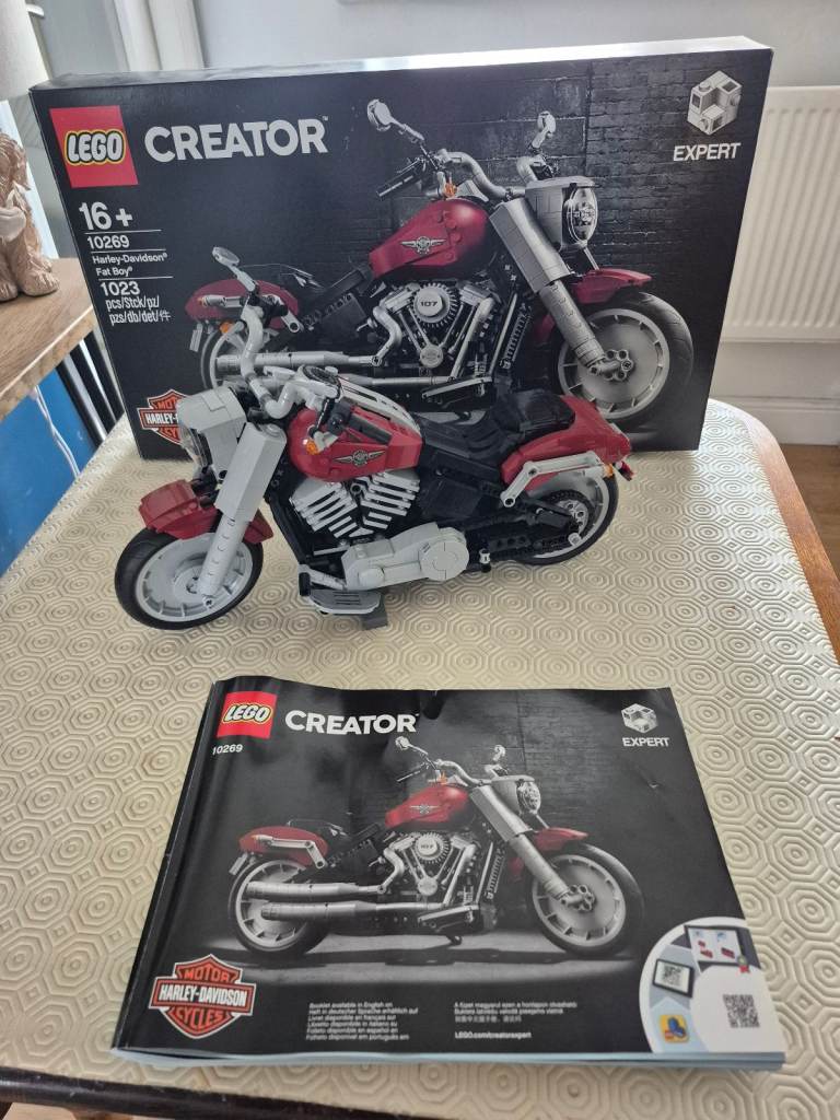Harley Davidson Fat Boy Lego 10269