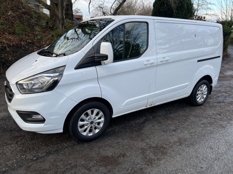 FORD TRANSIT CUSTOM LIMITED, L1 H1 SWB, 130ps, WHITE, TOP SPEC, EURO 6.