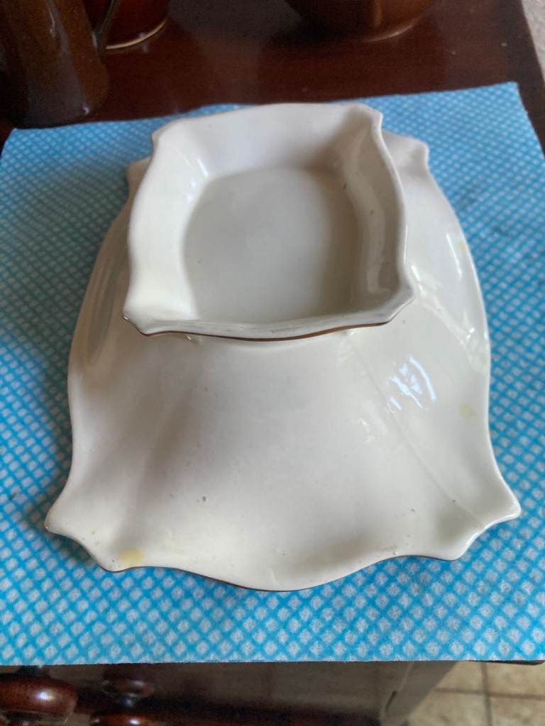 Vintage hand painted porcelain fruit bowl? reasonable offers accepted