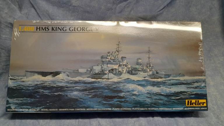 Heller 1:400 HMS King George V Model Kit – NEW, Sealed