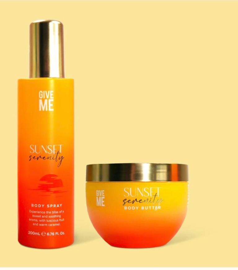 Give Me Sunset Serenity Body Spray & Body Butter Set – NEW