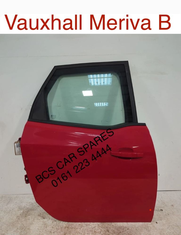 Vauxhall Meriva. Red door. Rear. 2012 - 2013. . 
