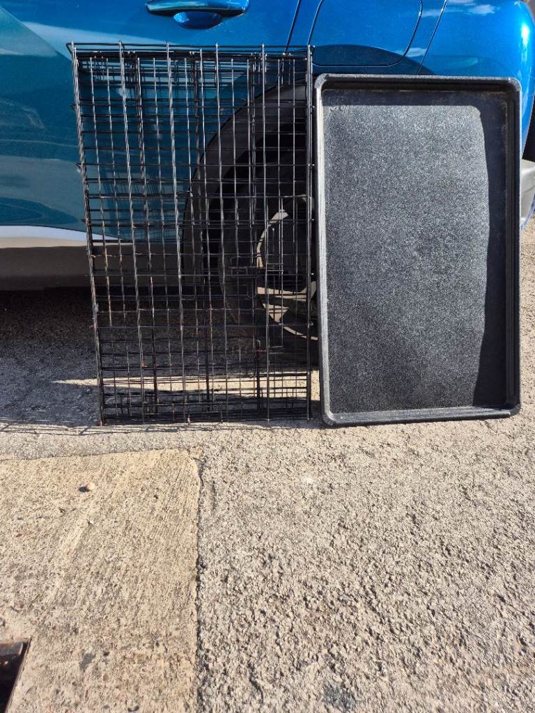 Large and medium dog crates 