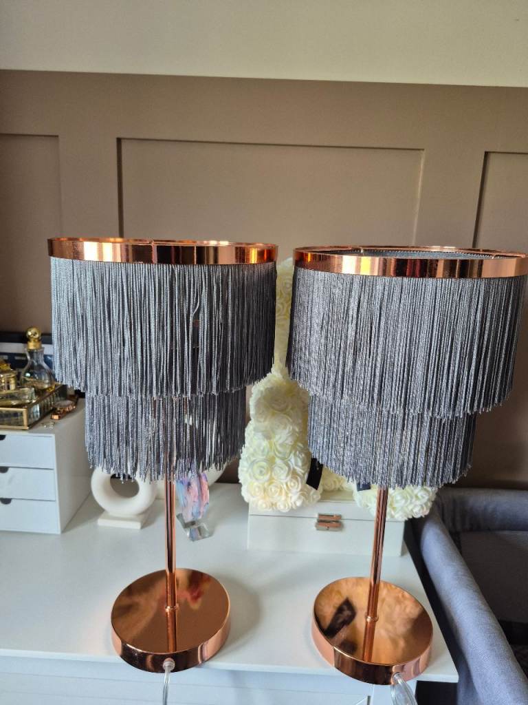 2x table lamps 