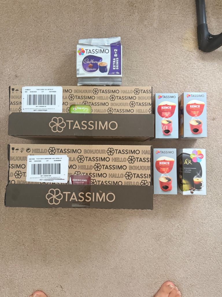 Tassimo Coffee & Hot Chocolate Pod Bundle – Costa, Kenco, L’OR & Cadbury