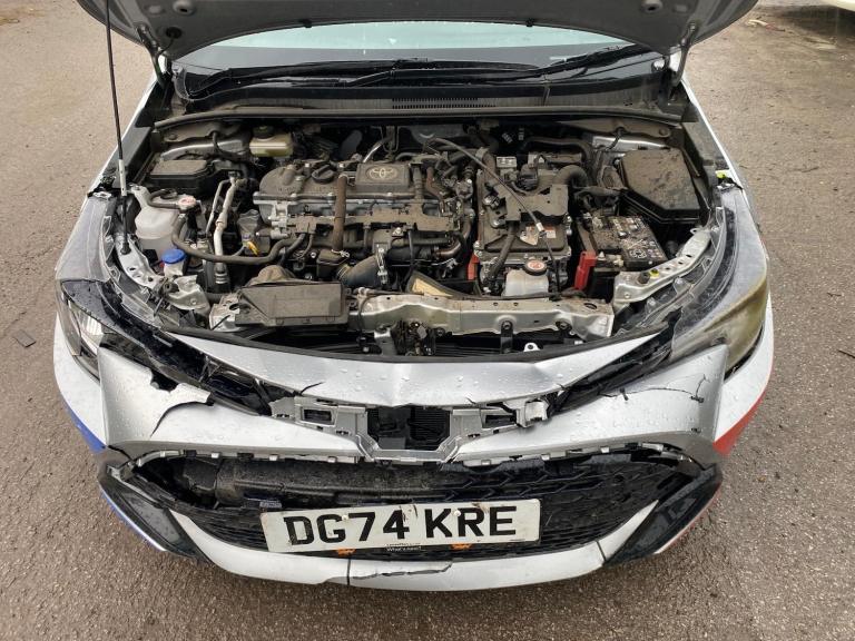 2024 74 REG TOYOTA COROLLA ICON 1.8 HYBRID ELECTRIC DAMAGED SALVAGE 