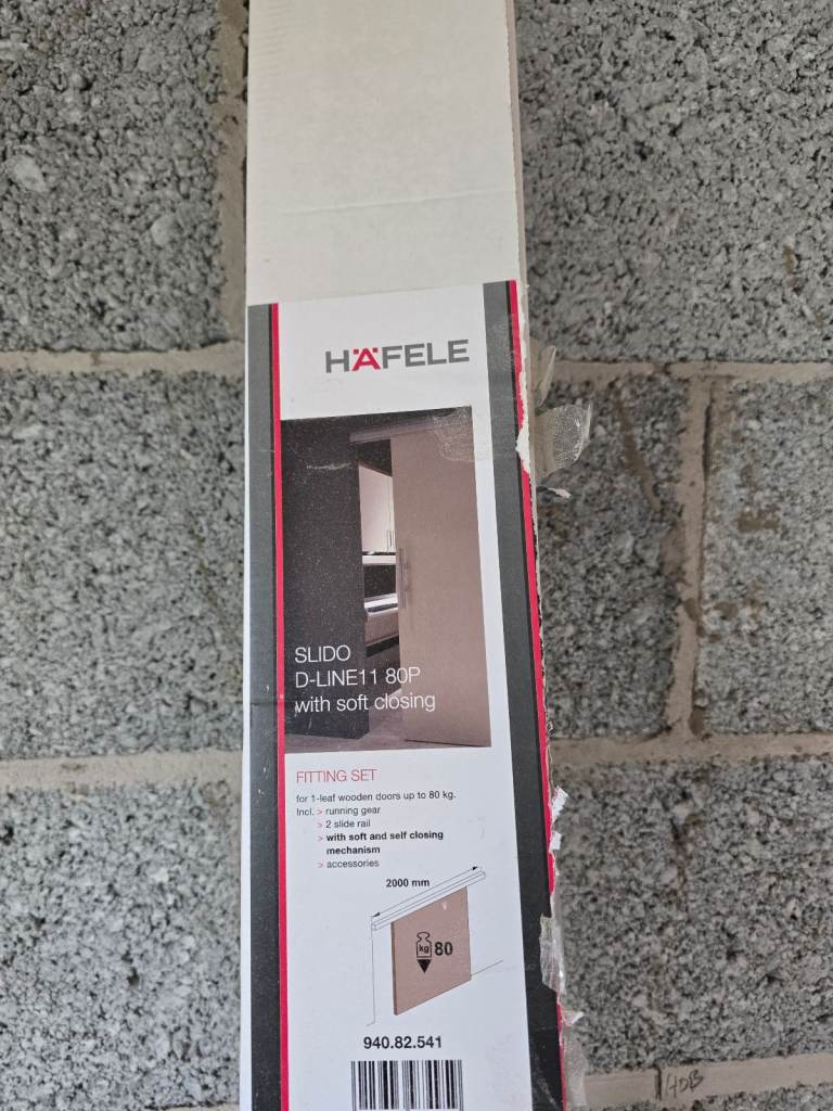 Hafele d line11 80p - sliding door mechanism