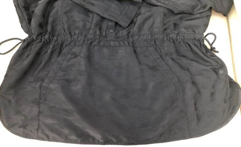 H&M lightweight, black, hooded jacket EUR XS/ 6