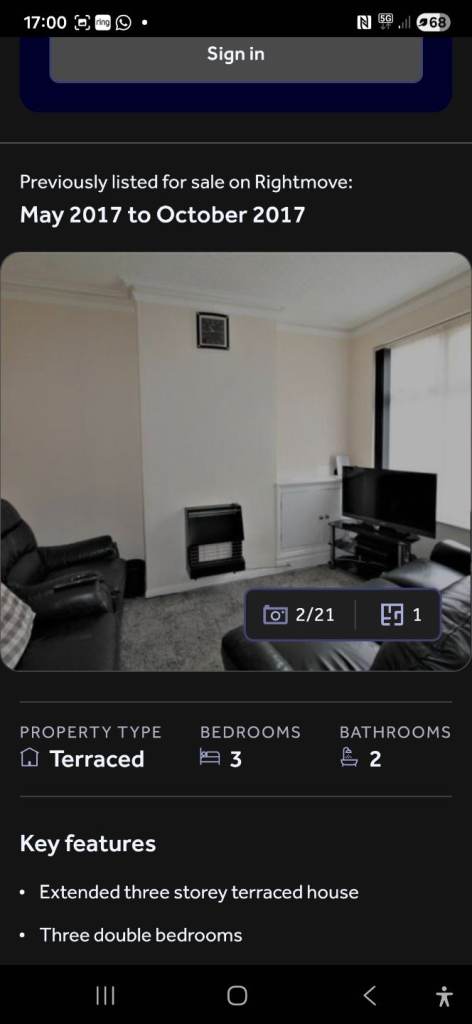 To let 3 bedroom Terrace 