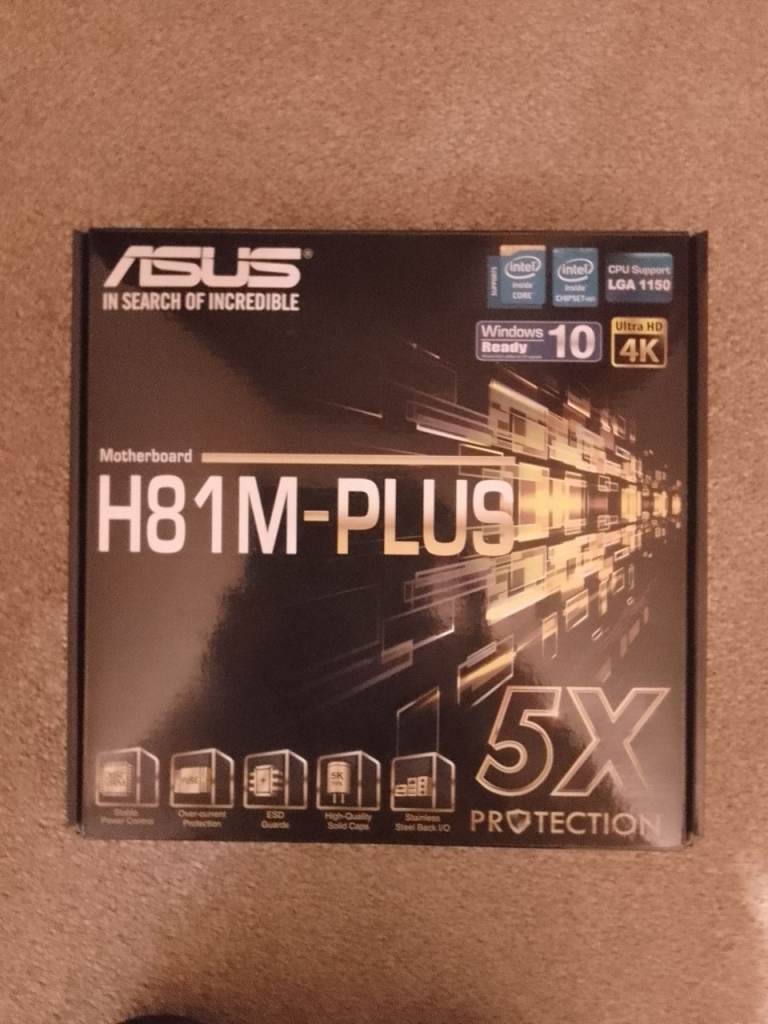 ASUS H81M-PLUS Motherboard 