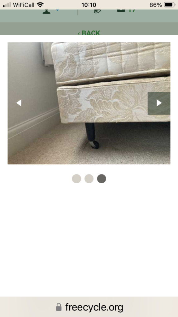 Beautiful Antique Victorian small Shield Dressing Table mirror