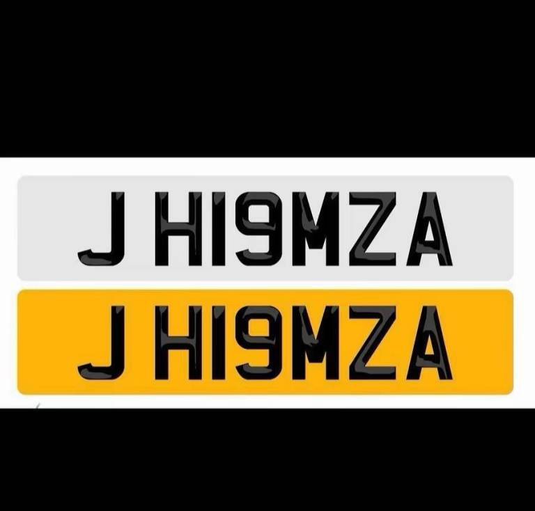 J Hamza dvla reg