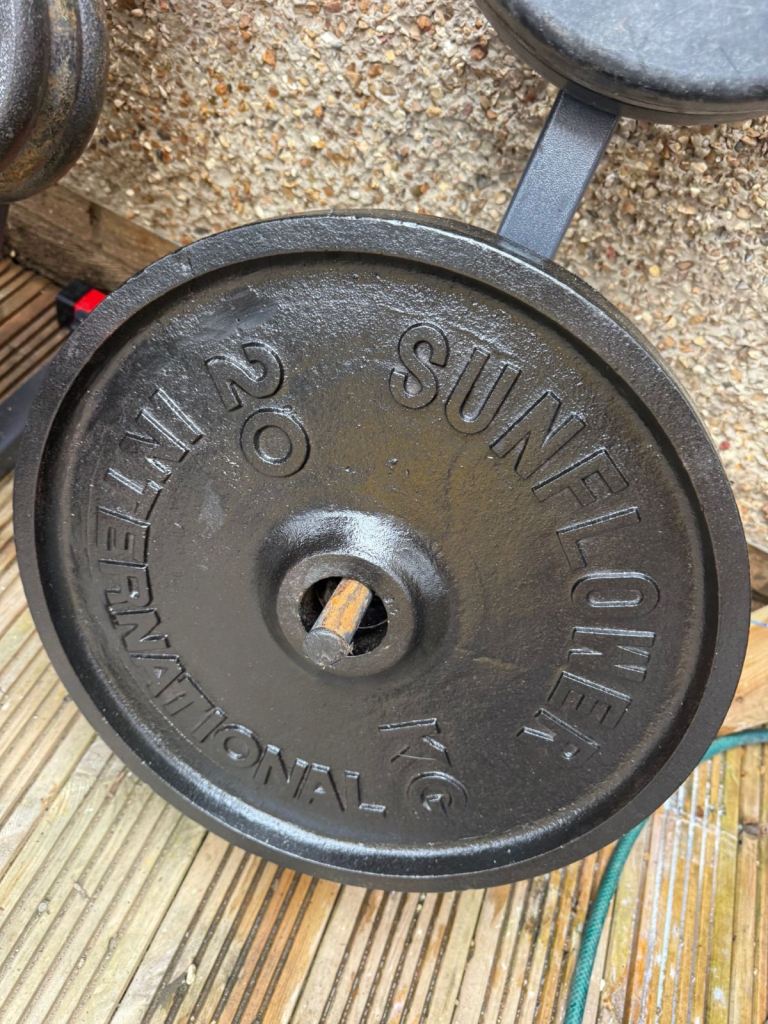 Olympic metal weight plates 
