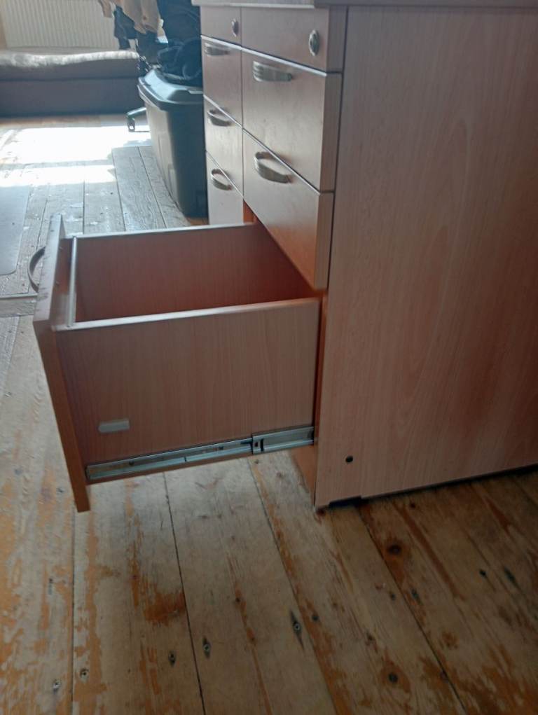 Solid Filing Cabinet Unit - 1 AVAILABLE - BARGAIN -