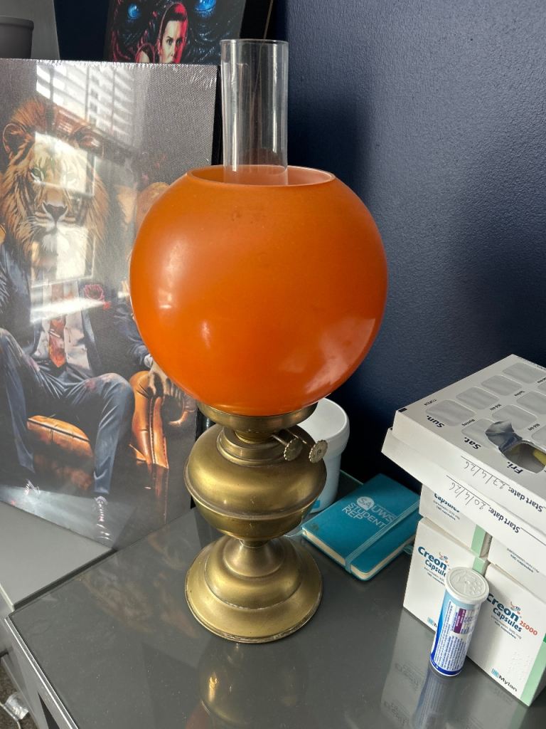 Old school retro/vintage paraffin Lamp.