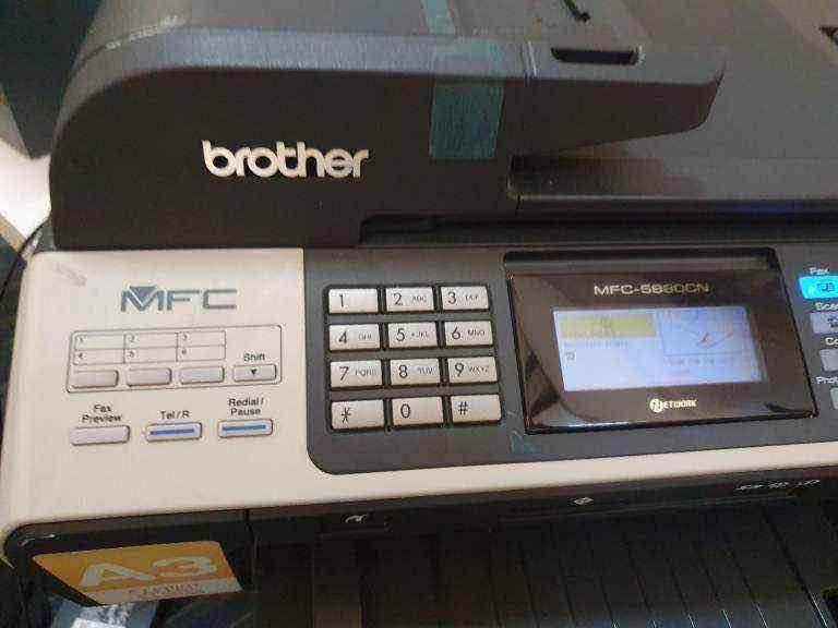 Brother office desk top compact printer home office printer table top print