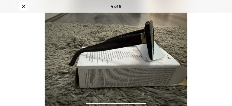 Avon Fleur oversized Black ladies sunglasses Cat 3 UV400 summer shades gift