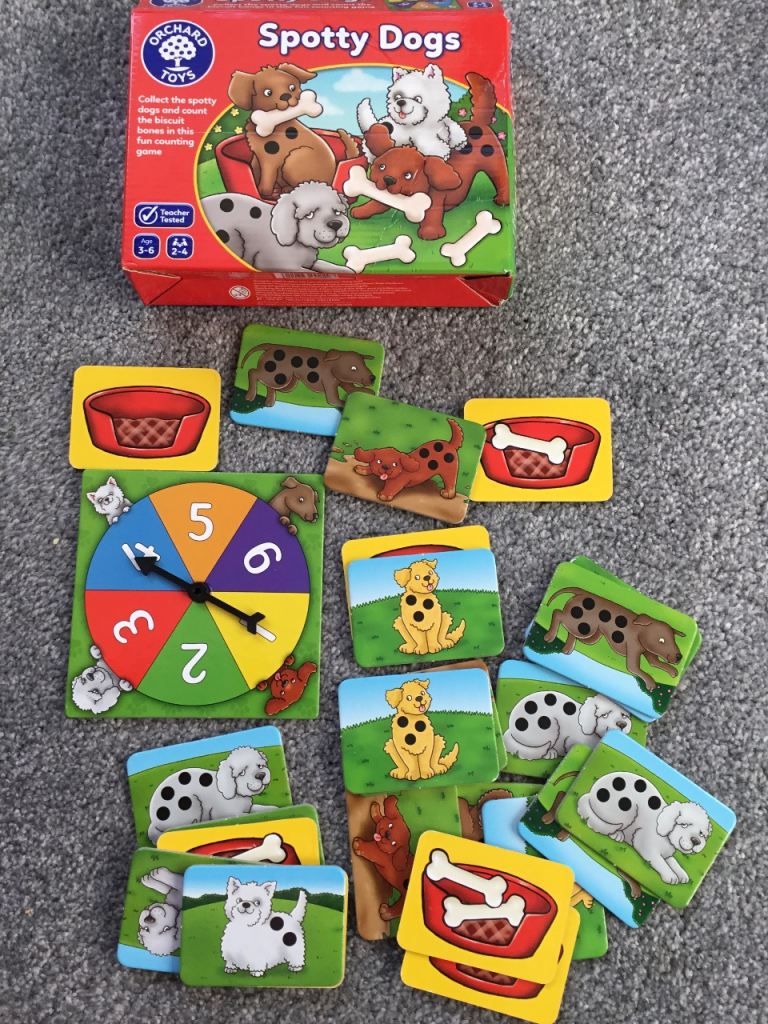 Orchard Toys Spotty Dogs Board Game – Good Condition