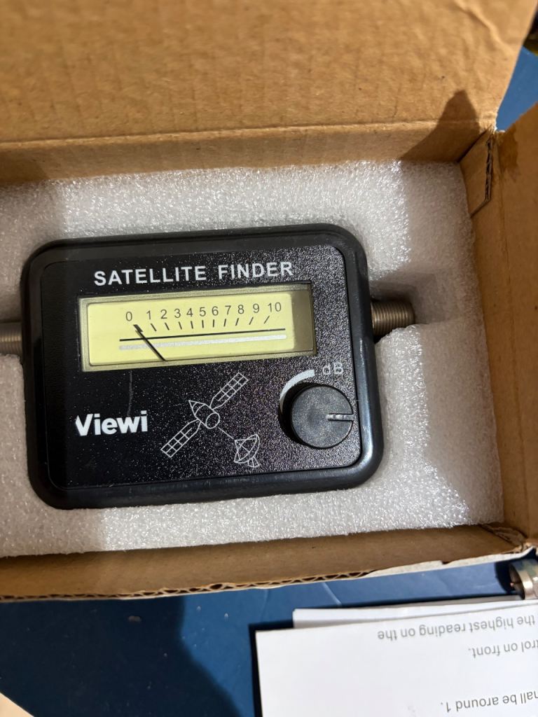 Viewi Satellite Finder – As Good As New, Boxed