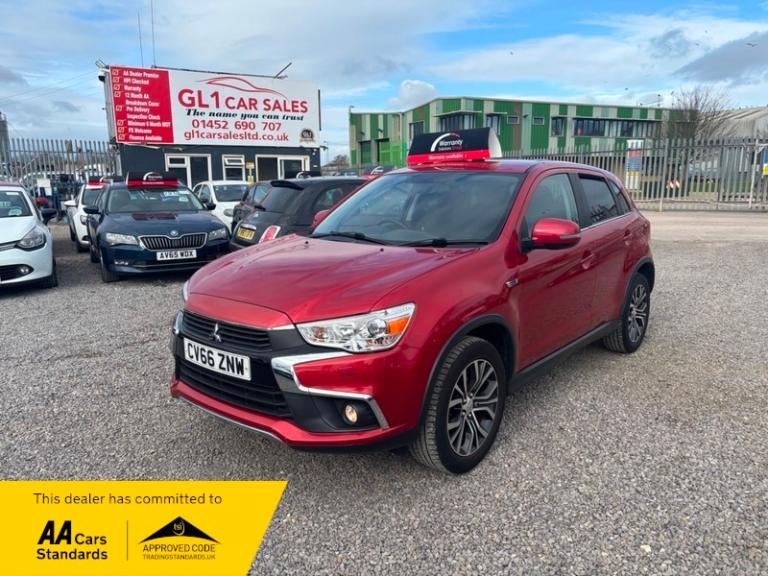 Mitsubishi ASX 3+1.6 PETROL+ULEZ COMPLIANT+LOW MILEAGE 68K+CAMERA+FULL HISTORY+O