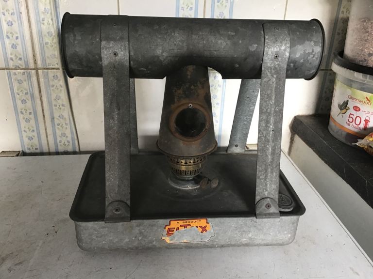 Vintage greenhouse heater