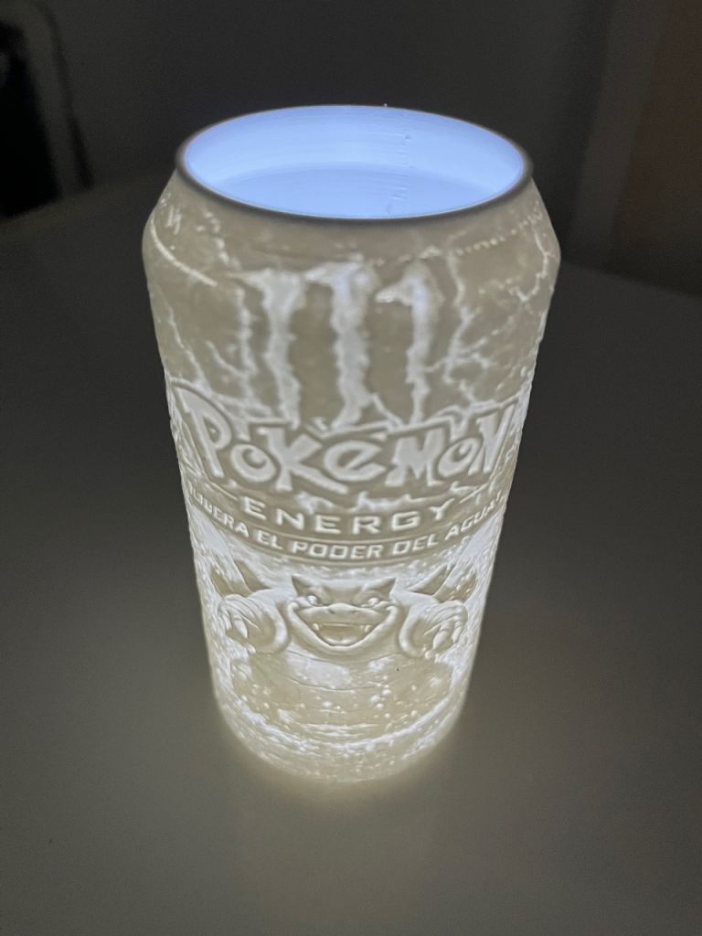 Pokemon Monster Energy Blastoise 3D Printed Lamp – As Good As New
