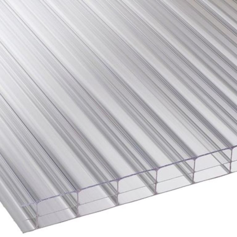 High Impact 16mm Clear Polycarbonate Roofing Sheets 3000x1200mm