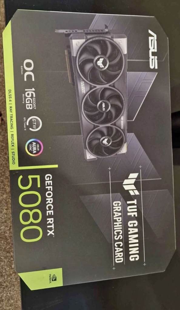 ASUS GeForce RTX 5080 Prime OC 16GB GDDR7 Graphics Card