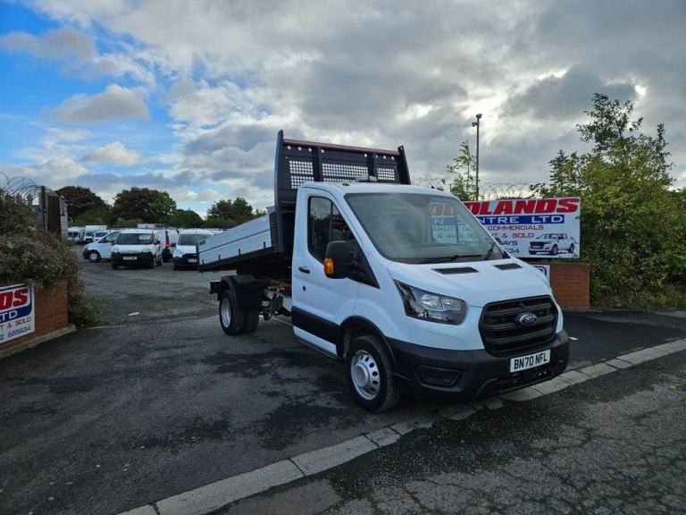 2020 ON 70 PLATE FORD TRANSIT 350 LEADER 130BHP TDCI LWB TIPPER PICKUP 46K ULEZ