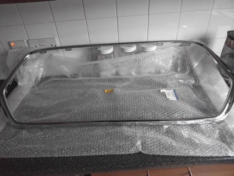 Ford transit mk4 radiator front grill chrome trim 2019-25