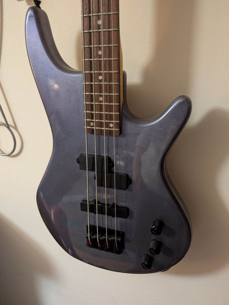 Bass Guitar and Practice Amp