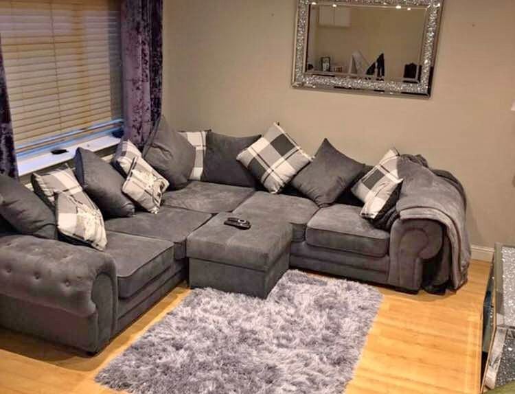 Vero Chester Chenille Corner Or 3 & 2 Sofa Set    ***Stay Safe With Gumtree Business Seller***