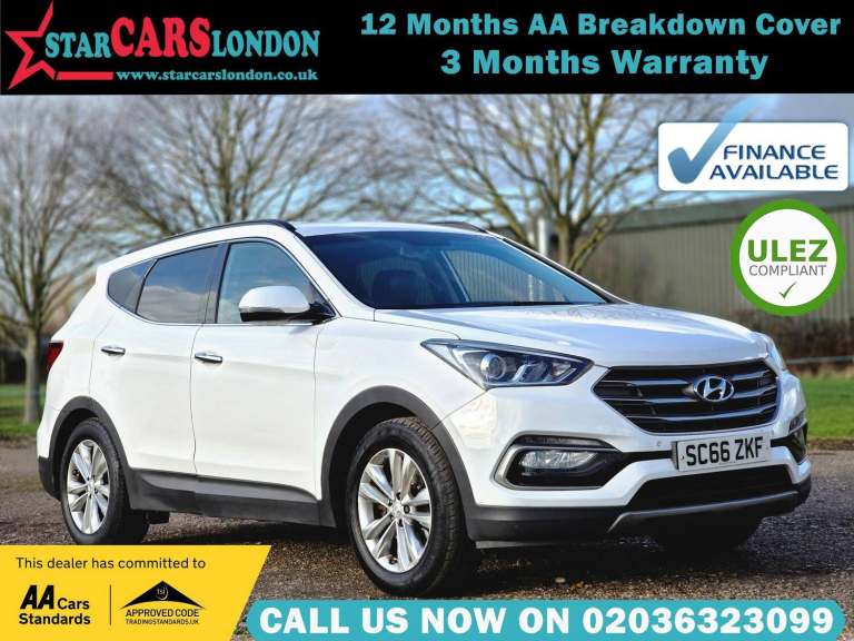 2017 Hyundai Santa Fe 2.2 CRDi Blue Drive Premium 5dr Auto [7 Seats] ESTATE DIESEL Automatic